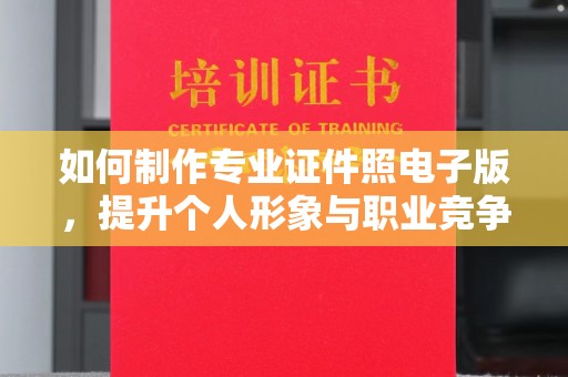 丛台如何制作专业证件照电子版，提升个人形象与职业竞争力